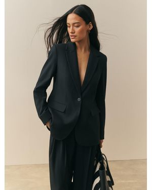 Nothing Ordinary Premium Single Breasted Tailored Blazer - Blue
