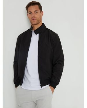 Threadbare Showerproof Harrington Jacket - Blue