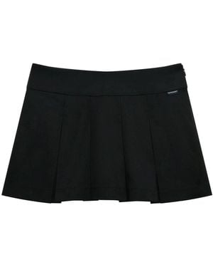 Superdry Mini Pleated Skirt - Black