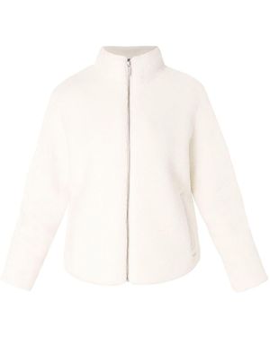 Sweaty Betty Navigate Sherpa Zip Up Jacket - White
