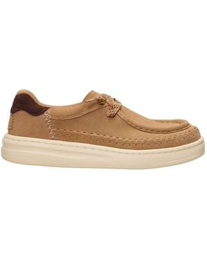 HEYDUDE Harper Moc Crafted Slip On Shoes - Brown