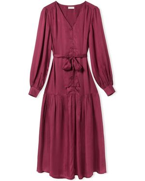 Celtic & Co. Celtic & Co V-Neck Tiered Maxi Dress - Lila