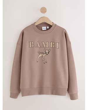 Next Bambi Licence Graphic Sweatshirt - Natural