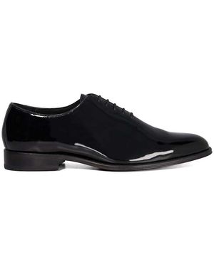 Dune Sylvester Wholecut Leather Sole Shoes - Black