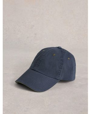 White Stuff 100% Cotton Baseball Cap - Blue