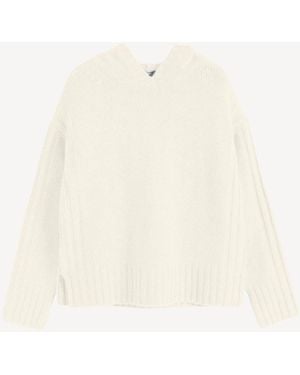 Chinti & Parker Pure Cashmere Winter Hoodie - Natural