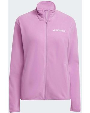 adidas Terrex Multi Essentials Full Zip Fleece Jacket - Pink