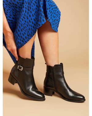 Jones Bootmaker Jones Bootmaker Kyra Leather Boots - Blue