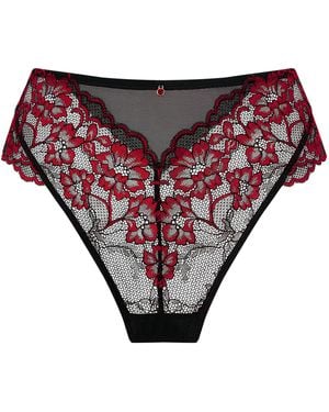 Ann Summers Ann Summers/ High Waist Sexy Lace Knickers - Red