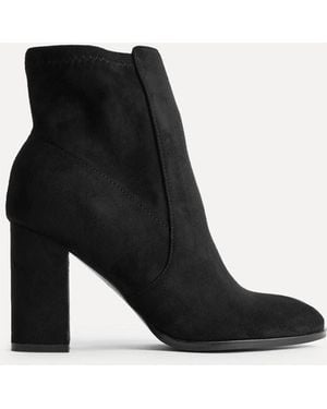 Linzi Rayne Wide Fit Block Heel Ankle Boots - Black