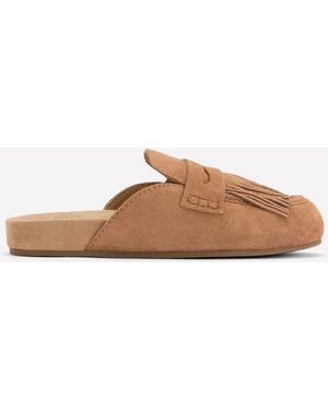 Boden Etta Ghillie Mule Clogs - Brown