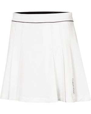 Calvin Klein Skylar Pleated Skort - White