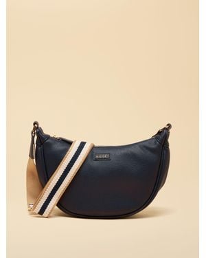 Joules Jade Half Moon Adjustable Cross-Body Bag - Black