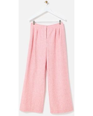 Oliver Bonas Wide Leg Trousers - Pink