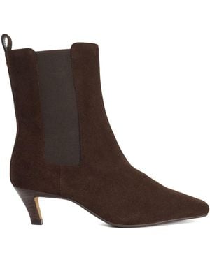 Dune Wide Fit Odela Ankle Boots - Brown