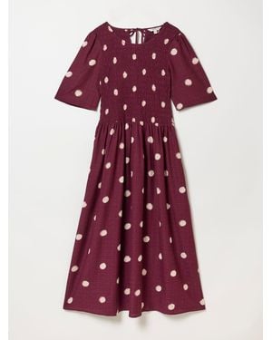 FatFace Fatface Petite Alice Midi Dress - Purple