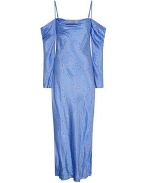 OMNES Munique Maxi Dress - Blau