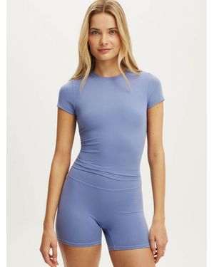 Cotton On Ultra Soft Fitted T-Shirt - Blue