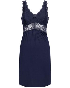 Hunkemöller Hunkemöller Nora Lace Slip Dress - Blue