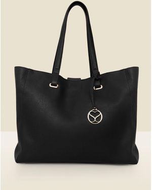 Sosandar Large Tote Bag - Black