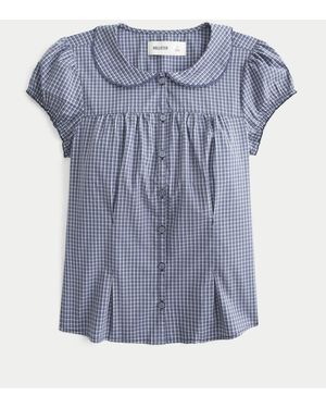 Hollister Collar Shirt - Blue
