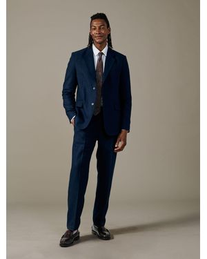 aubi Rowley Suit Trouser - Blue