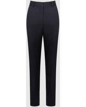 Reiss Haisley - Navy Wool Blend Tapered Suit Pants, Us 4 - Blue