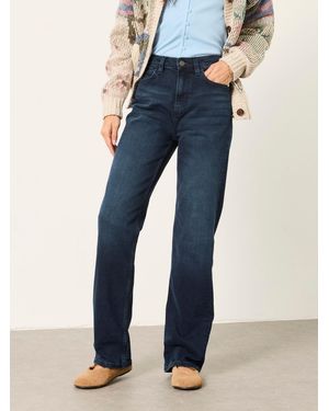 FatFace Fatface Carmel Ink Petite Washed Jeans - Blue