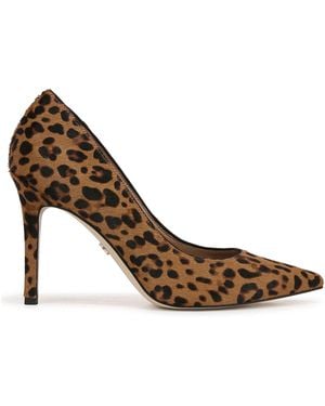 Sam Edelman Regular Fit Hazel Pointed Toe Heels - Brown