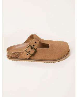 FatFace Fatface T Bar House Shoe - Natur