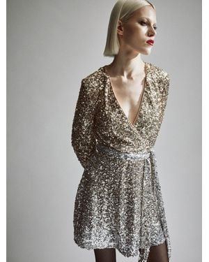 Bardot Sequin Bellissa Dress - Gray