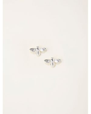 FatFace Fatface Bee Stud Earrings - Natural