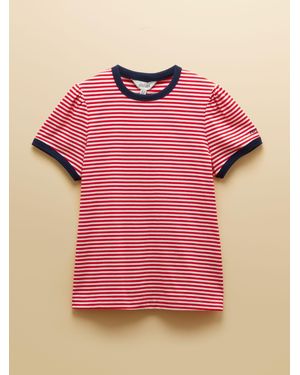 Joules Erin Short Sleeve Jersey T-Shirt - Pink