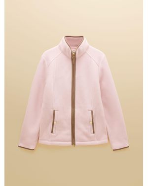 Joules Heritage Light Zip Up Polar Fleece - Pink