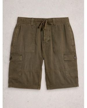 White Stuff Kemble Cargo Shorts - Green