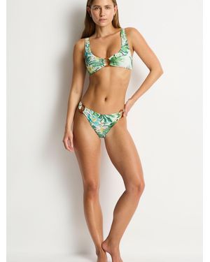 Sea Level Breezer Ring Bralette Bikini Top - White