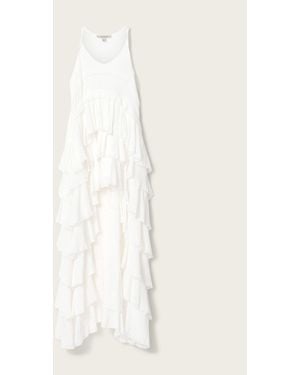 AllSaints Allsaints Cavarly Crepe Dress - Natural