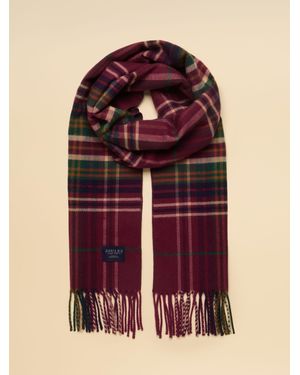 Joules Langtree Check Scarf - Red