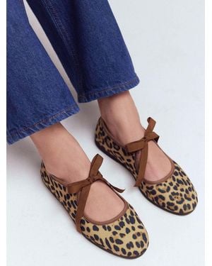 Boden Flexi Tie Mary Janes Shoes - Blue