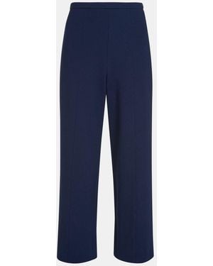 Whistles Camilla Wide Leg Pants - Blue