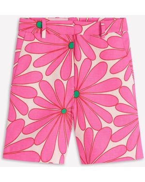Boden Belgravia Linen Shorts - Pink