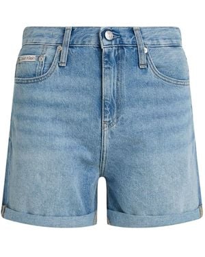 Calvin Klein Mom Shorts - Blue