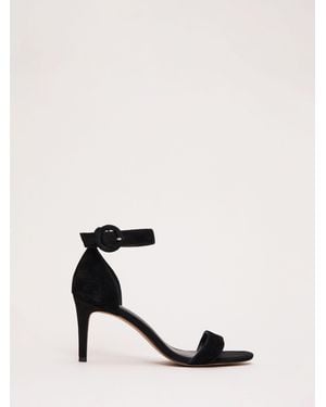 Phase Eight Suede Strap Sandal - Black