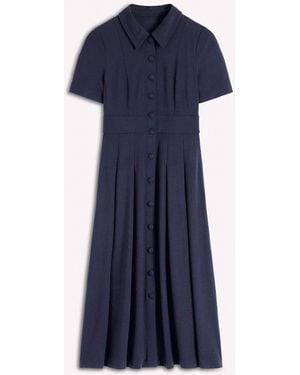 Boden Bridget Ponte Shirt Dress - Blue