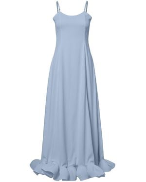 Y.A.S Y. A.S Y. A.S Ruffle Maxi Dress - Blue