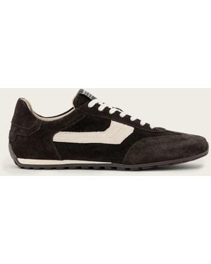 AllSaints Allsaints Liam Suede Hex Sneakers - Black