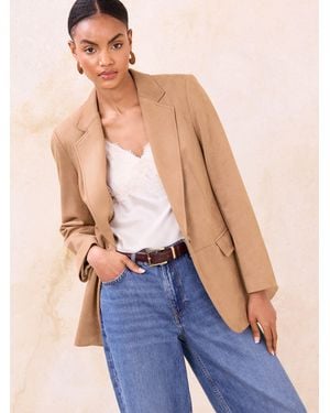 Lipsy Single Breasted Blazer - Blue