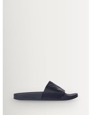 Paul Smith Zed Zebra Sliders - Blue