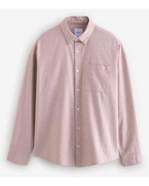 Next Soft Touch Oxford Long Sleeve Shirt - Pink