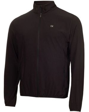 Calvin Klein Calvin Klein Golf Motion Full Zip Windbreaker Jacket - Black